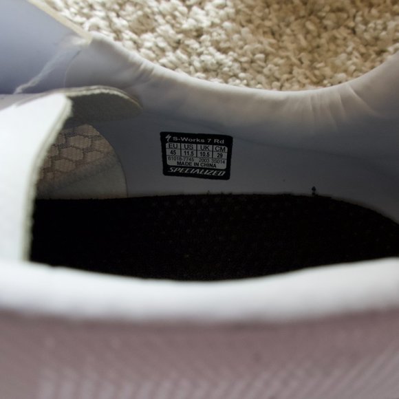 S-WORKS road shoes -- white